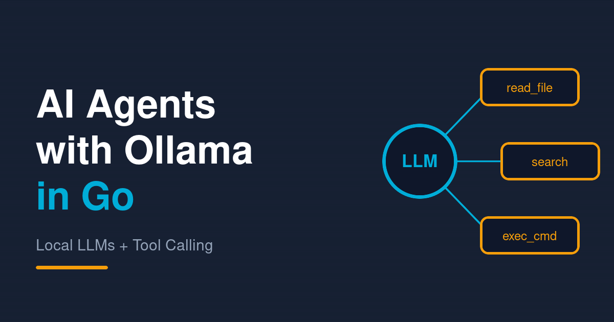 Building AI Agents with Ollama and Tool Calling in Go